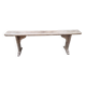 Old farm bench, natural color, vintage