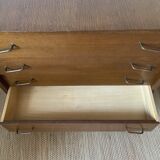 Vintage Scandinavian commode with tapered legs.