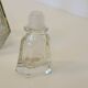 Art Deco geometric glass whisky decanter 550 ml