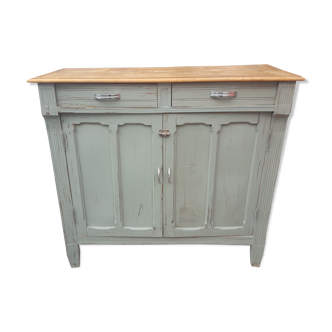 Green patina Parisian buffet