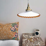 Opaline hanging lamp