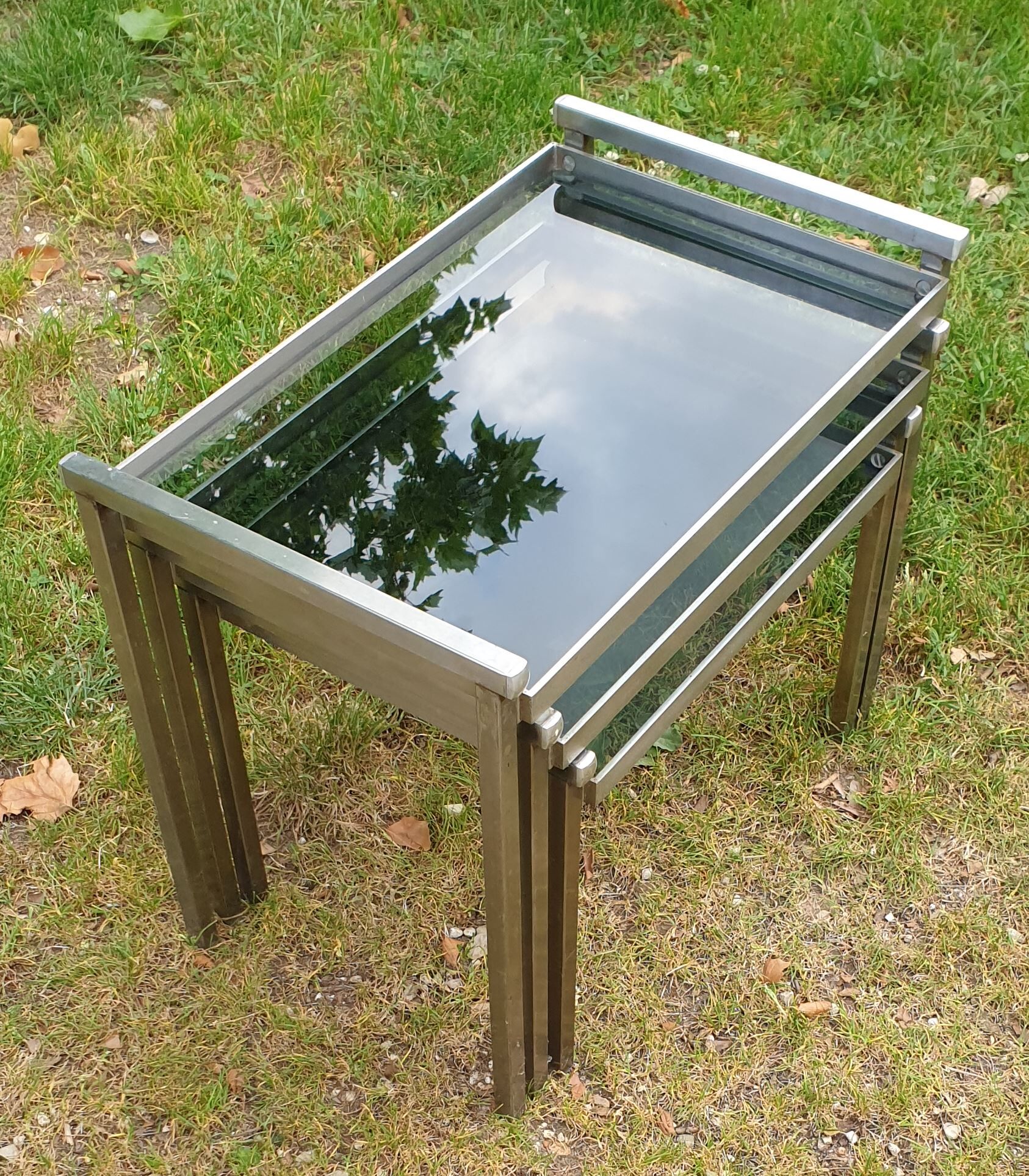 Vintage trundle tables