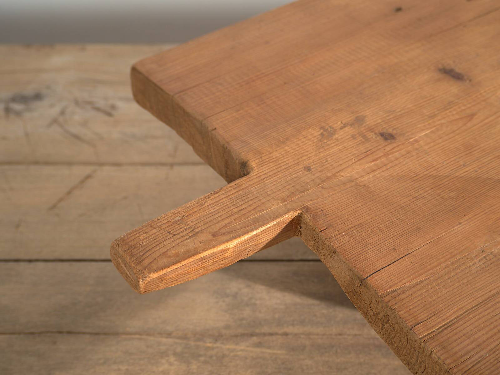 Antique solid wood side table (c.1920)