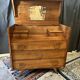 Vintage dressing table with tapered legs