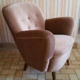 Organic design sofa sofa ARC Rein 50s-60s beige Bronze