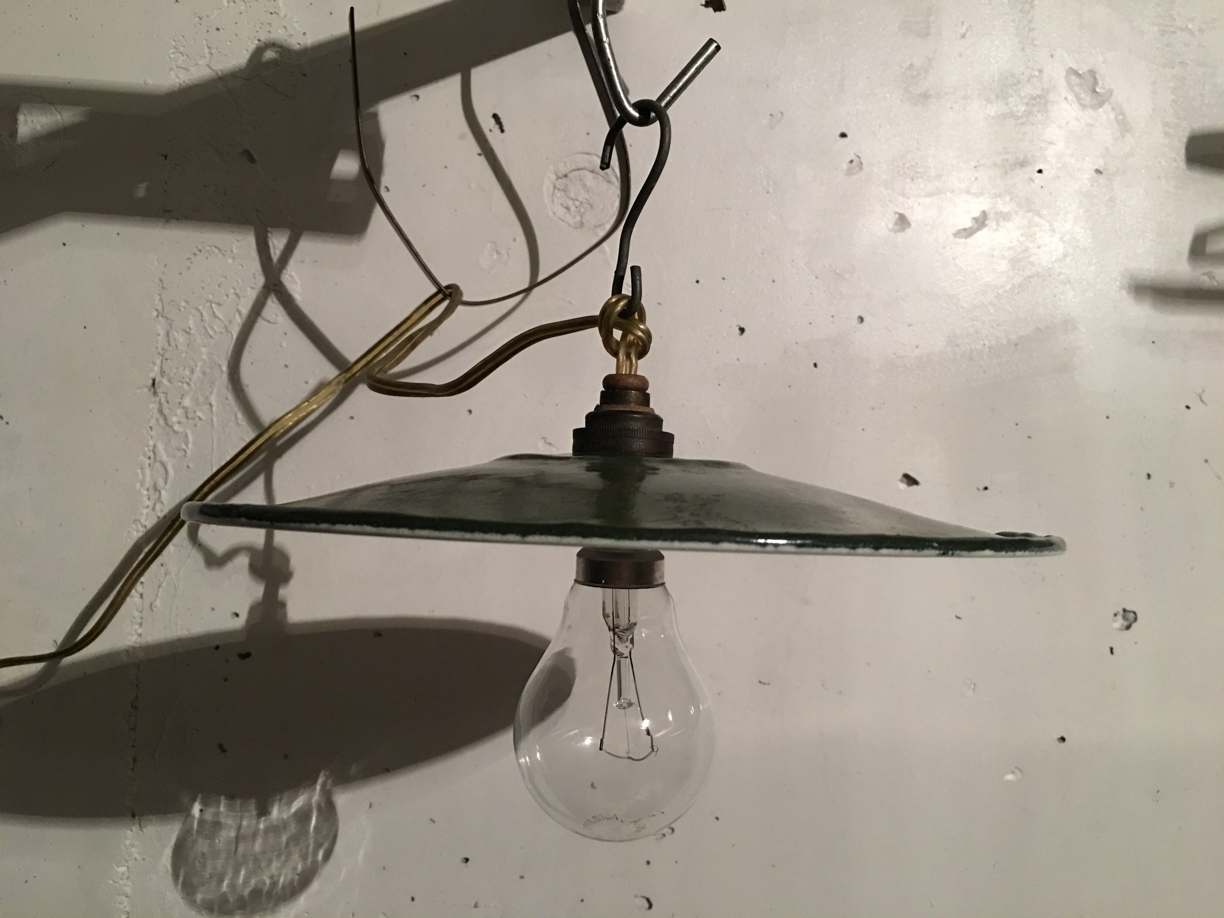 Hanging lamp bowl 50 years