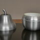 Pear seventies stainless ice bucket