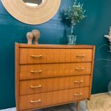 Vintage dresser with tapered feet