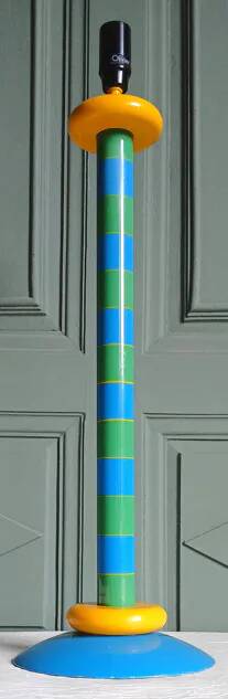Lampe Memphis school Olivier Villatte 1980