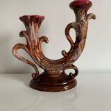 Bougeoir polychrome deux feu