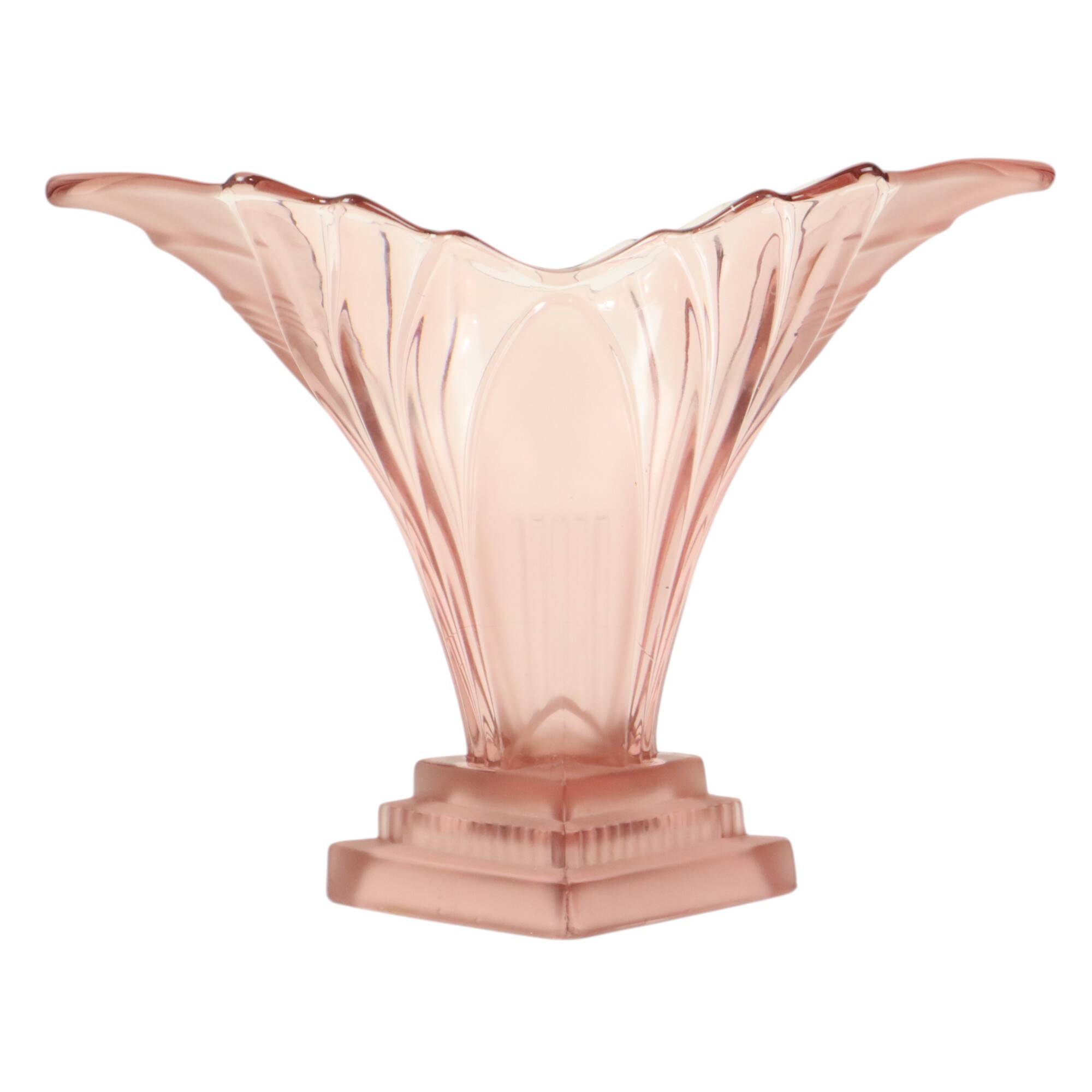 Art Deco Style Vase Model Greta 1950s Walther VEB Sachsenglas