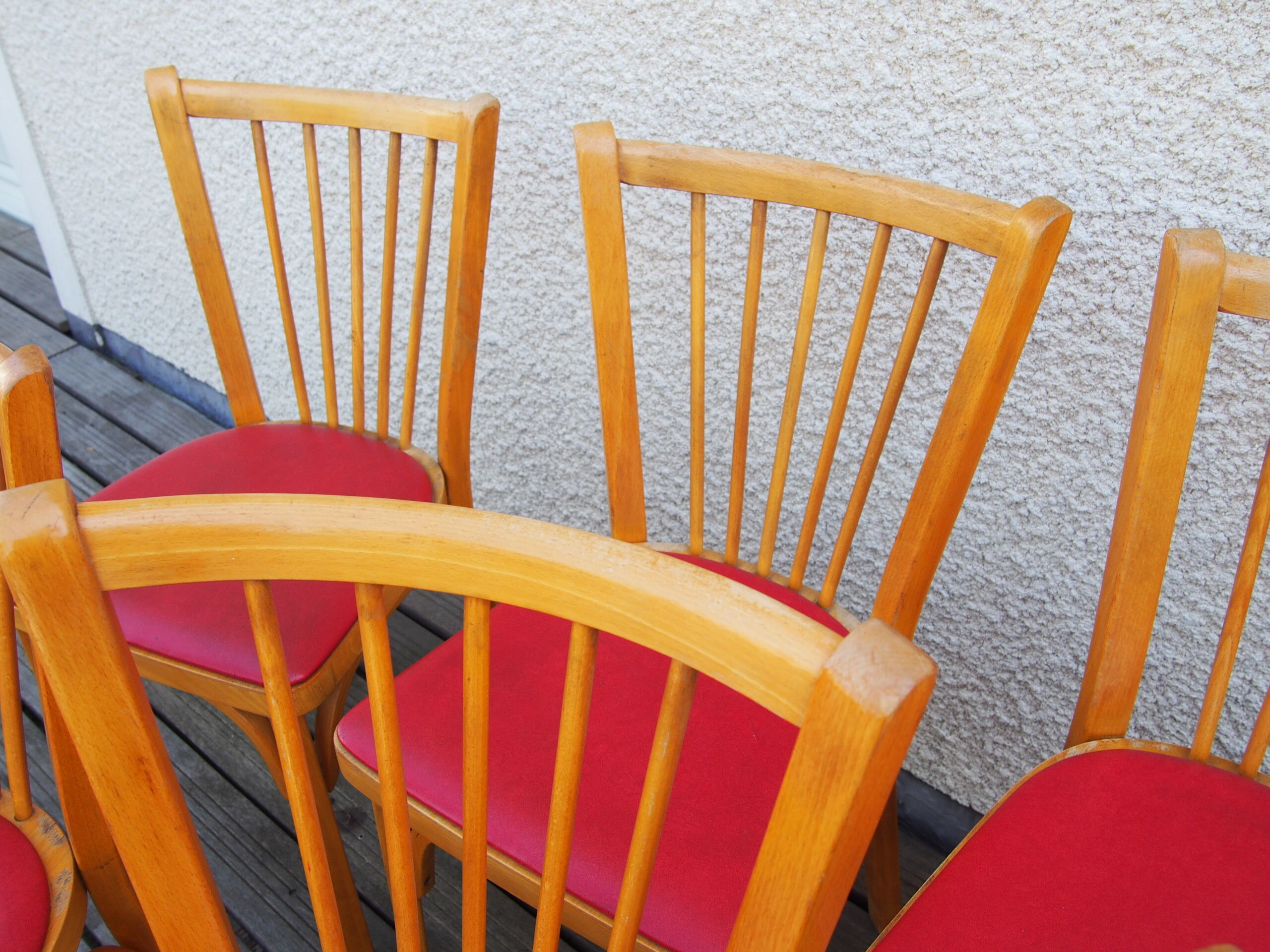 6 bistro Baumann chairs