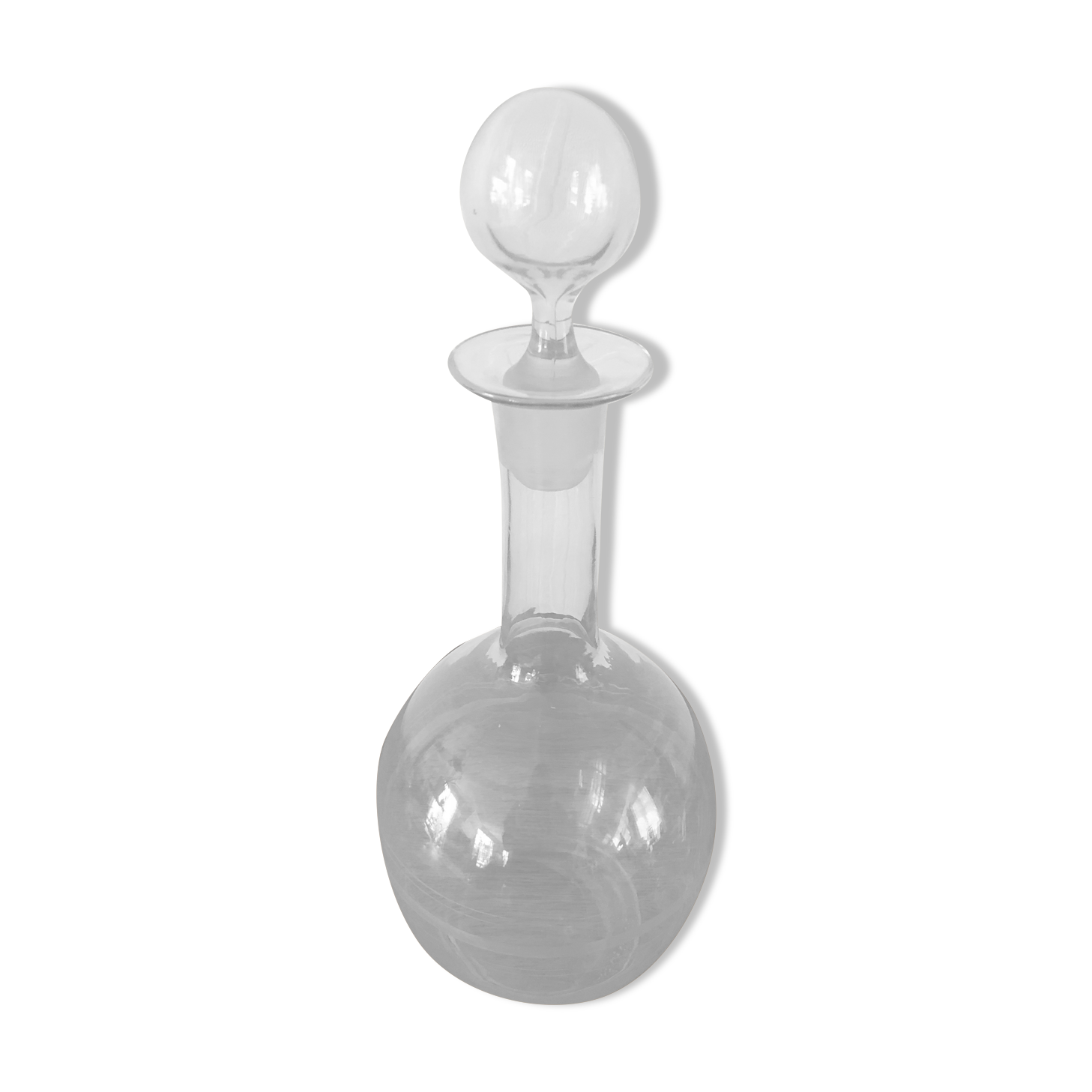 Wine decanter, water or alcohol in glass