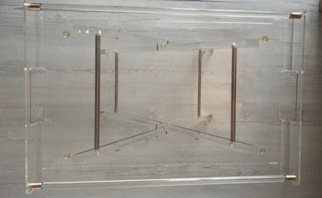 Small side table in Plexiglas 1970