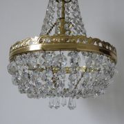 "Hot air balloon" chandelier with Deknudt stamps, 40s