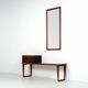 Kai Kristiansen bench and mirror rosewood Aksel Kjersgaard Denmark 1960