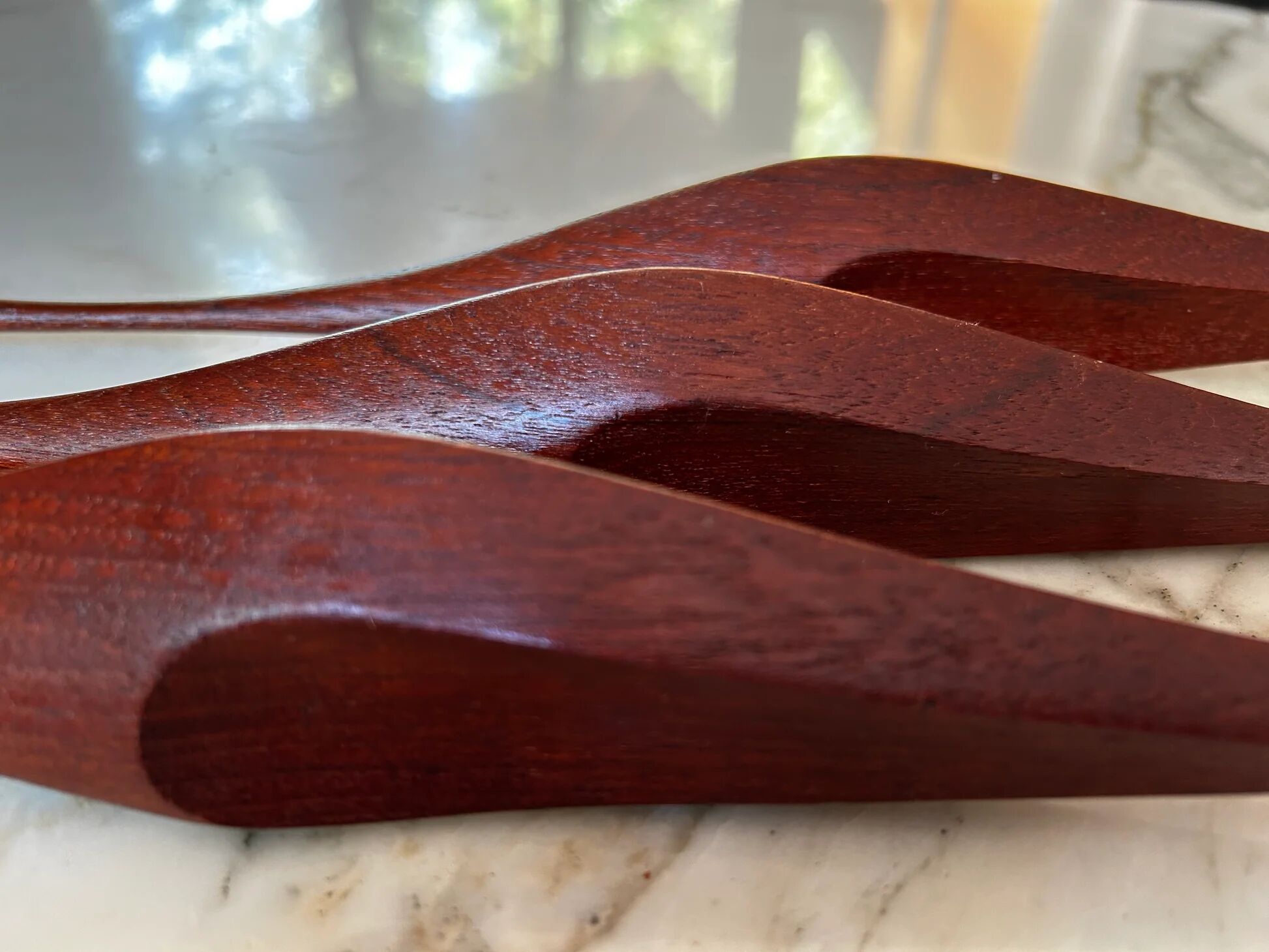 Set of 3 teak wall mounted cranes, Scandinavian modern, Denmark, 1960s