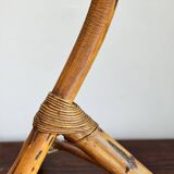 Serpent plant stand in rattan 145 cm