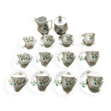 Service à café/thé 26 pièces en porcelaine de Sologne