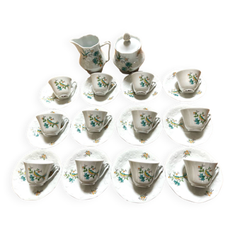 26-piece Sologne porcelain coffee/tea set