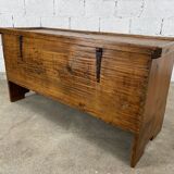 Old Savoyard wedding chest - 18th century