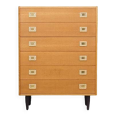 Ash chest of drawers, Danish design, 1970s, production: Westergaard