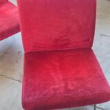 Trio of vintage armchairs edition pelfran year 1960