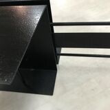 Table basse acier et verre