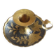 Brass hand candle holder