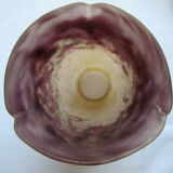 Art Deco lamp tulip, glass paste by Degué