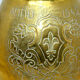 Brass cove vase