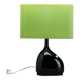 Black ceramic desk lamp by Magnus Eleback, Sweden, 1978