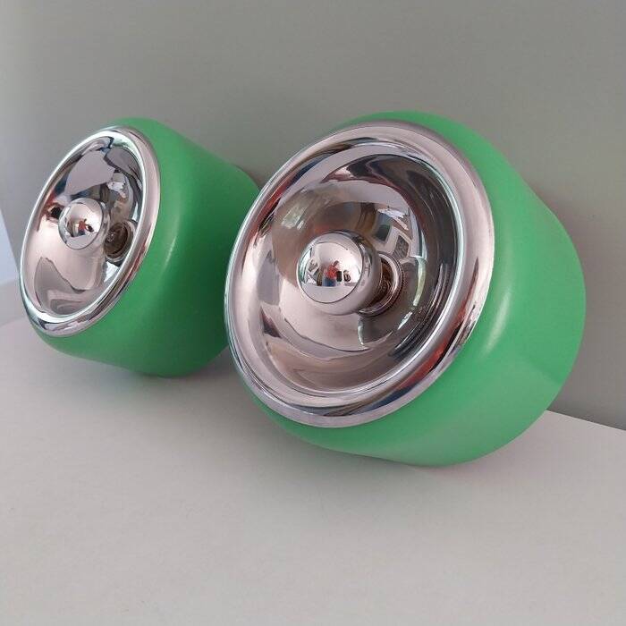 Pair of Italian wall lights from the 70s