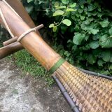 Bamboo hammock and its support