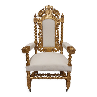 Fauteuil trône royal