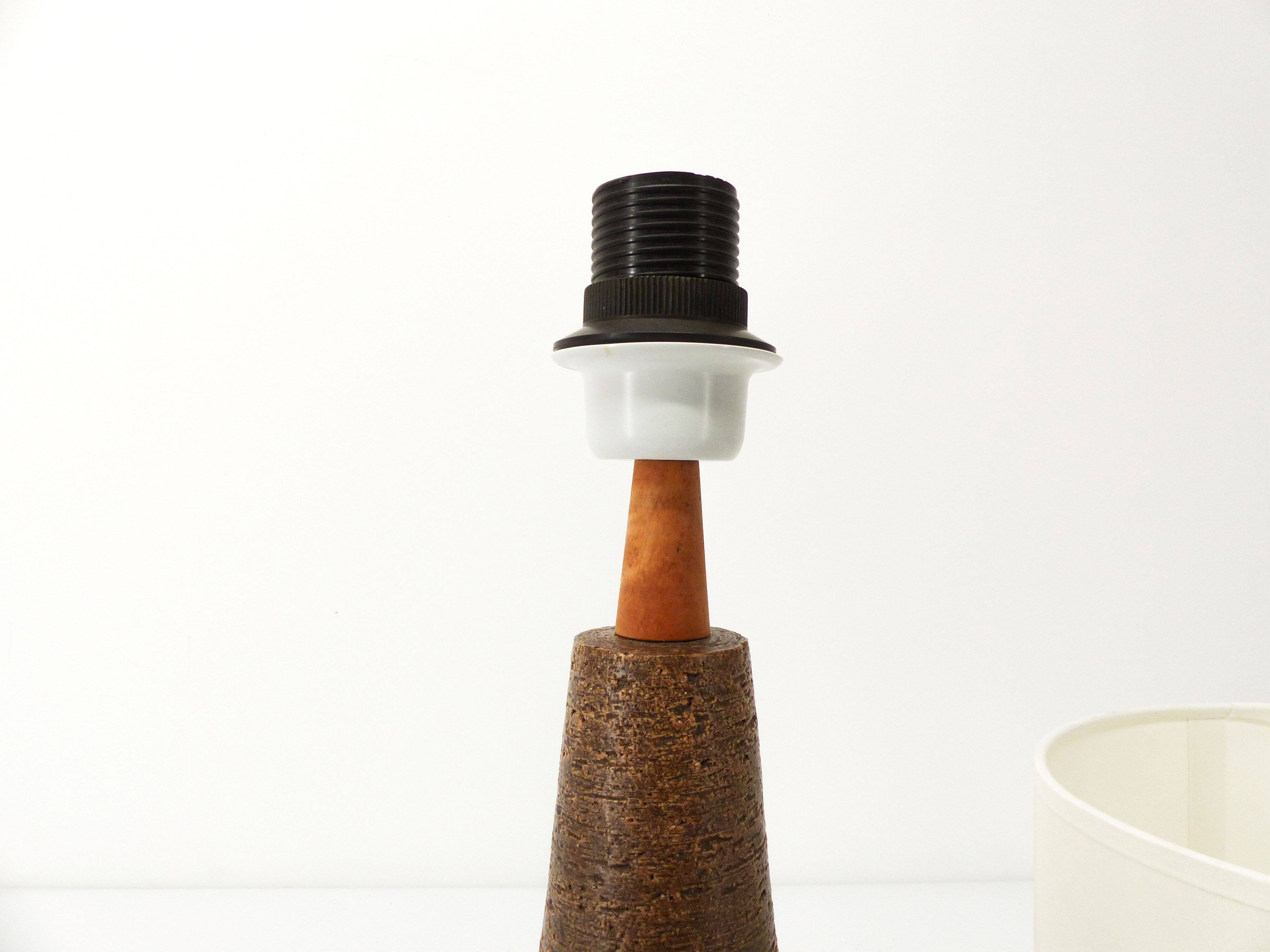 Lampe scandinave en céramique Asea 1960