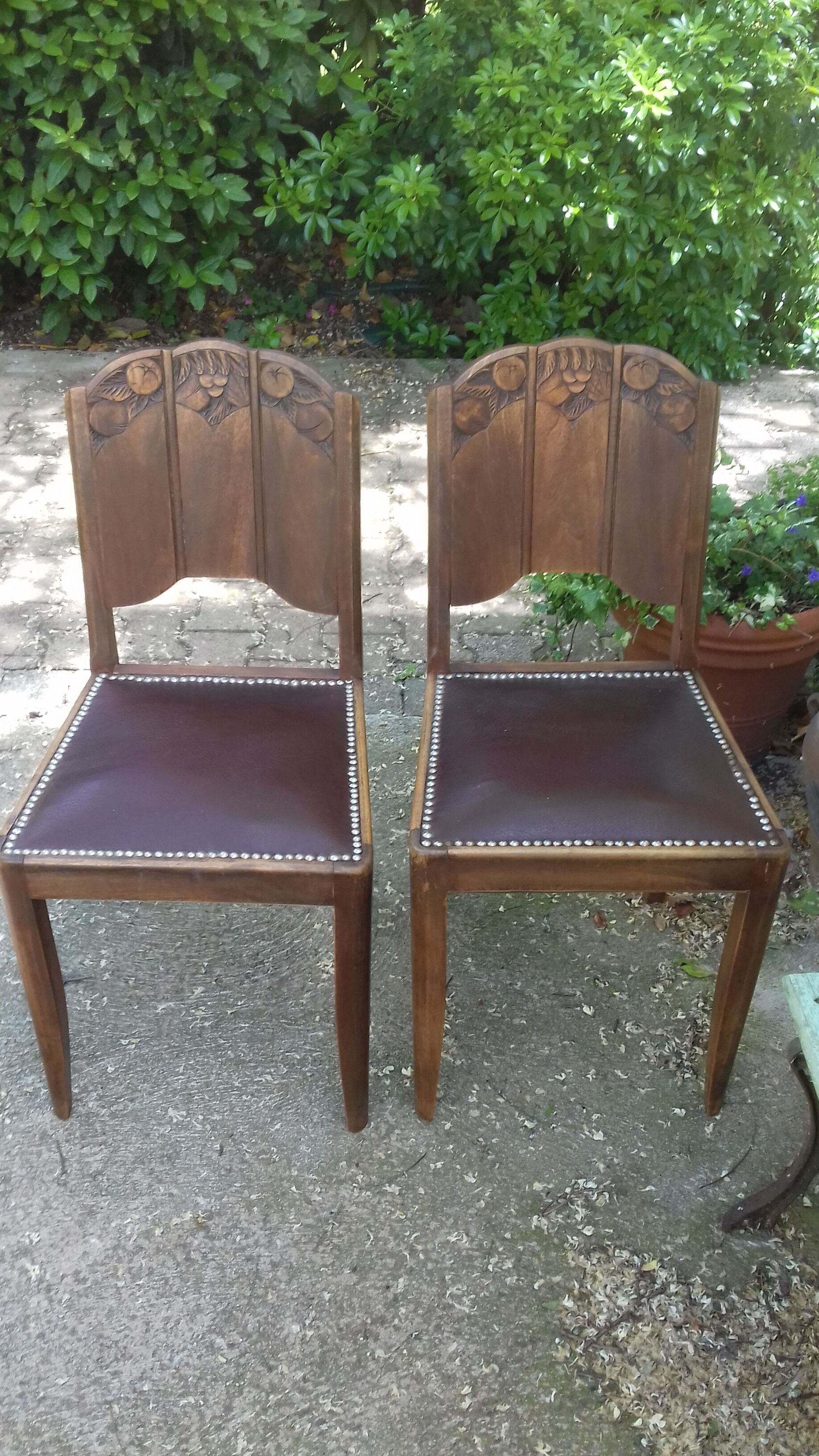 Art deco chairs
