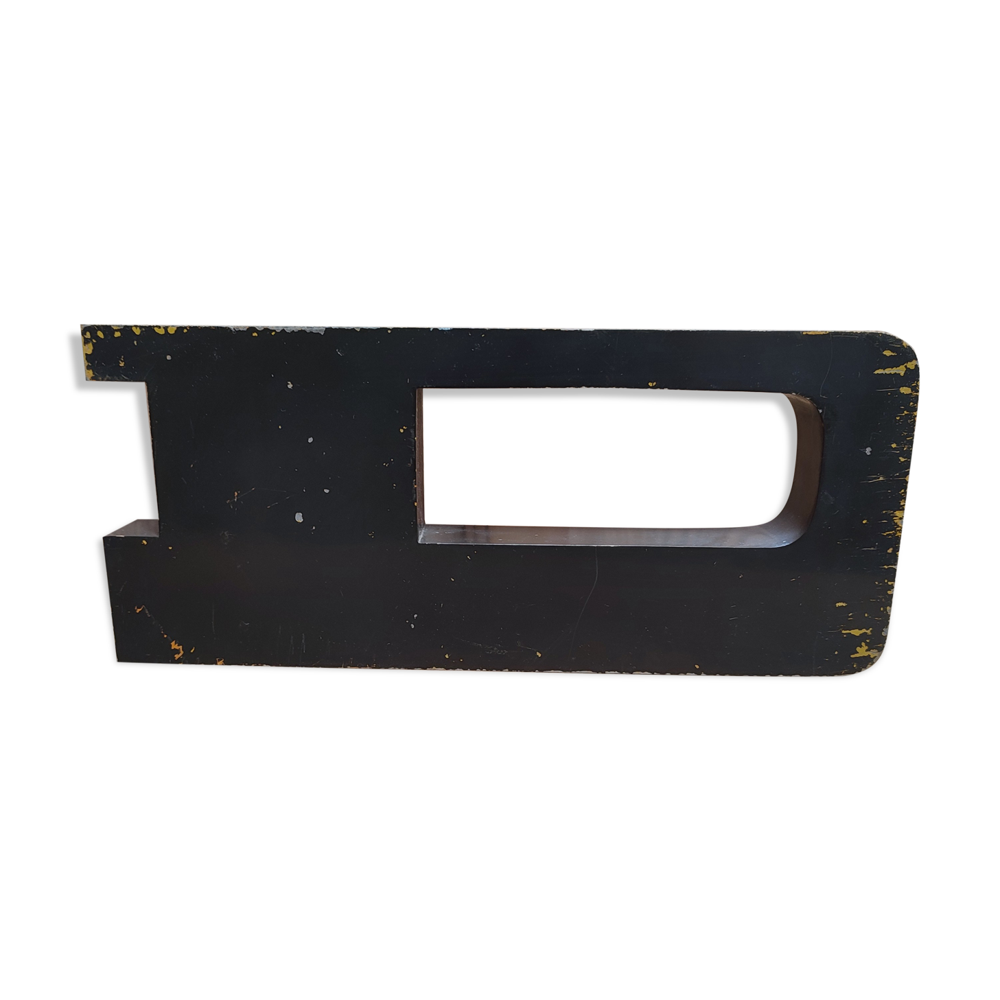 Vintage sign letter D