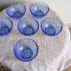 Set de 6 bols vintages bleus par Duralex