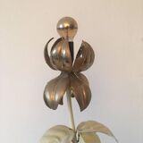 Gilded flower floor lamp,1960s-1970s