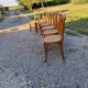 6 Old Straw Chairs