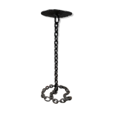 Chain wrought iron side table