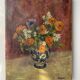Bouquet of Flowers, Antique Oil on Canvas