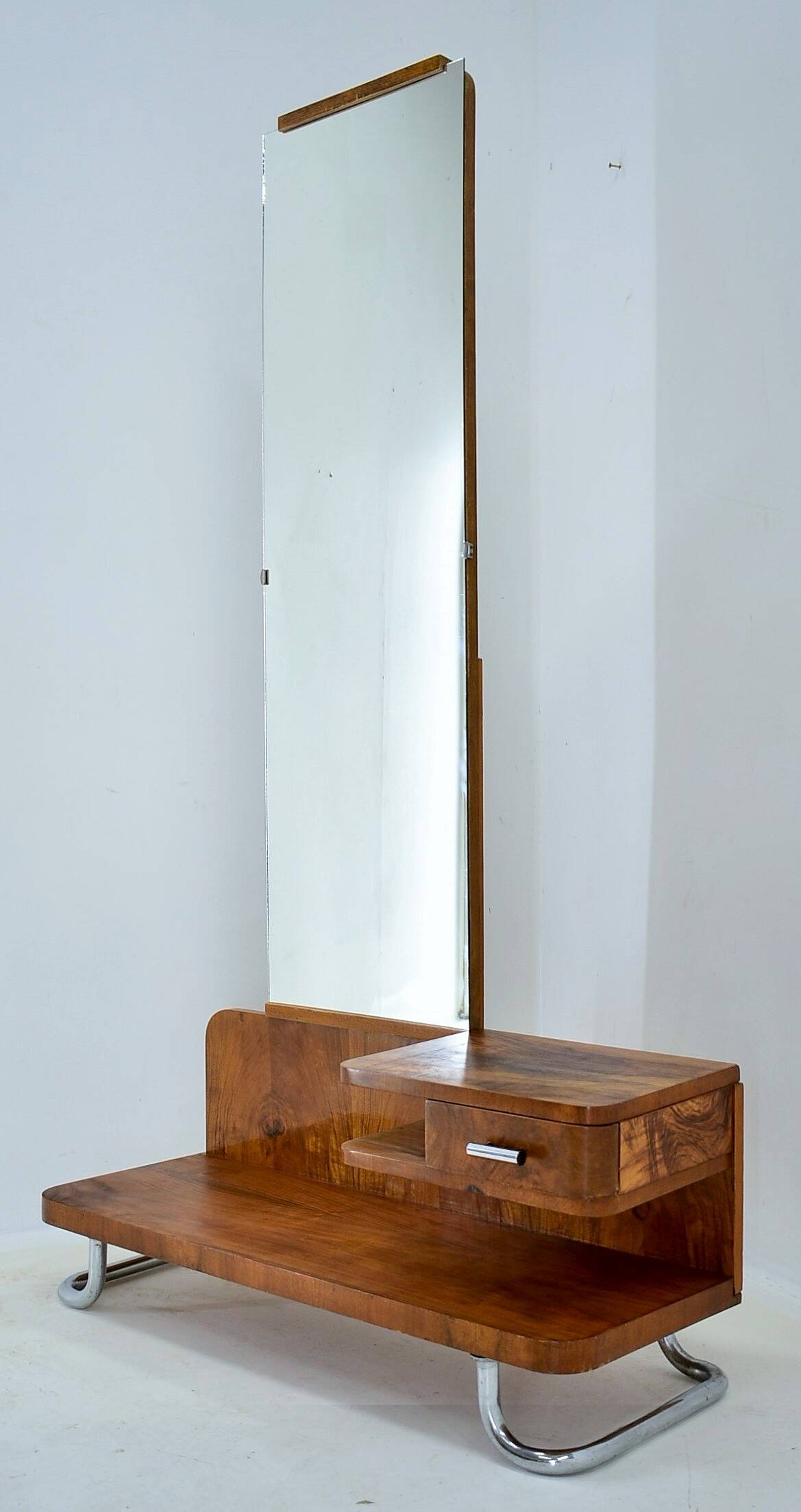 Chrome Bauhaus dressing table, 1930s