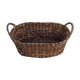 Two-handled wicker basket