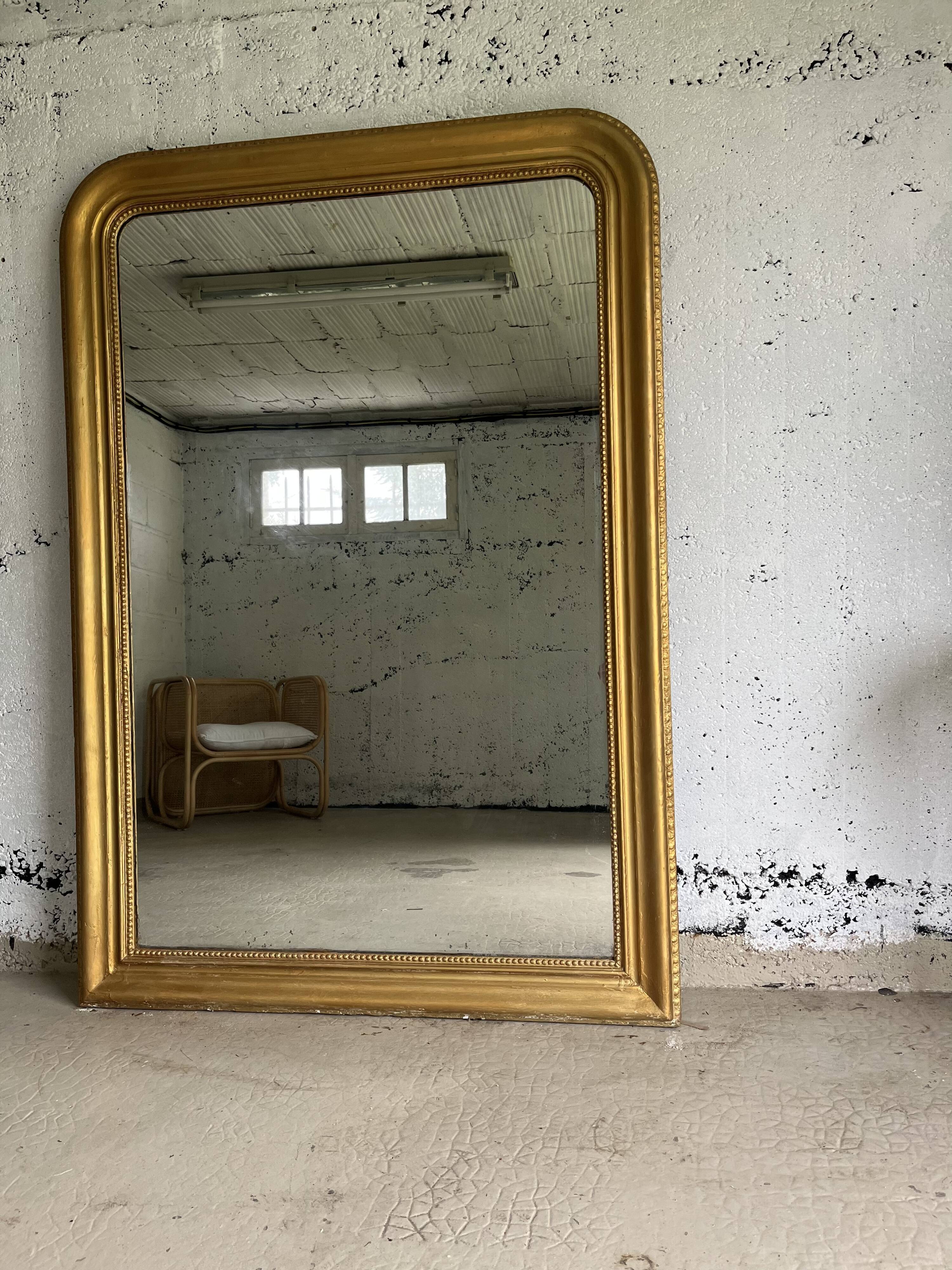Large mirror Louid Philippe old 149x100