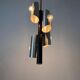 Metal ceiling light with 4 heads, 1960s, Germany