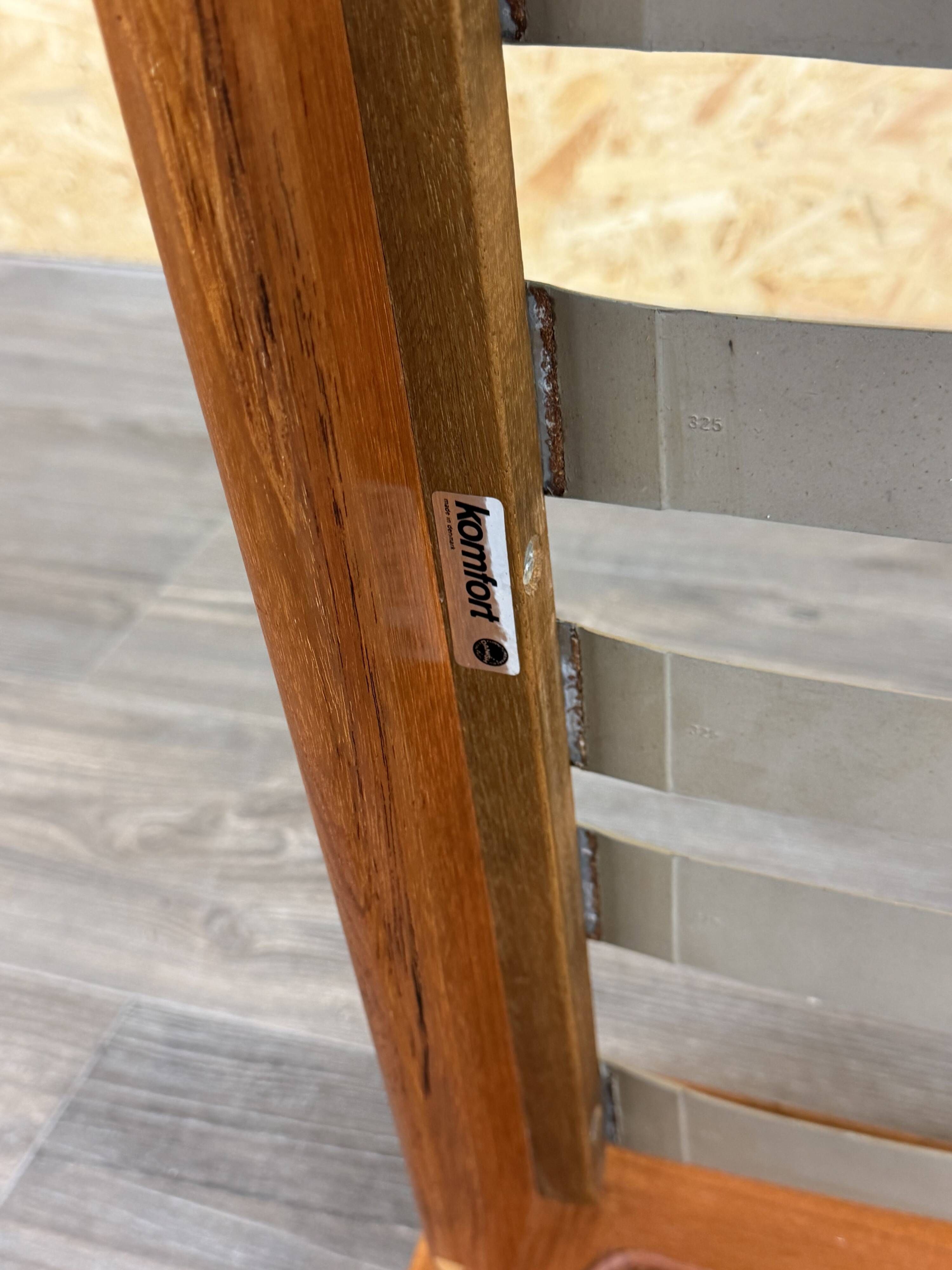 1960s 1970s Teak Ottoman by Arne Wahl Iversen for Komfort Denmark