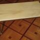 Marble and bronze coffee table