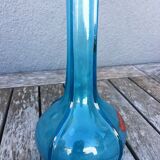 Soliflore verre soufflé bullé, 1930/40